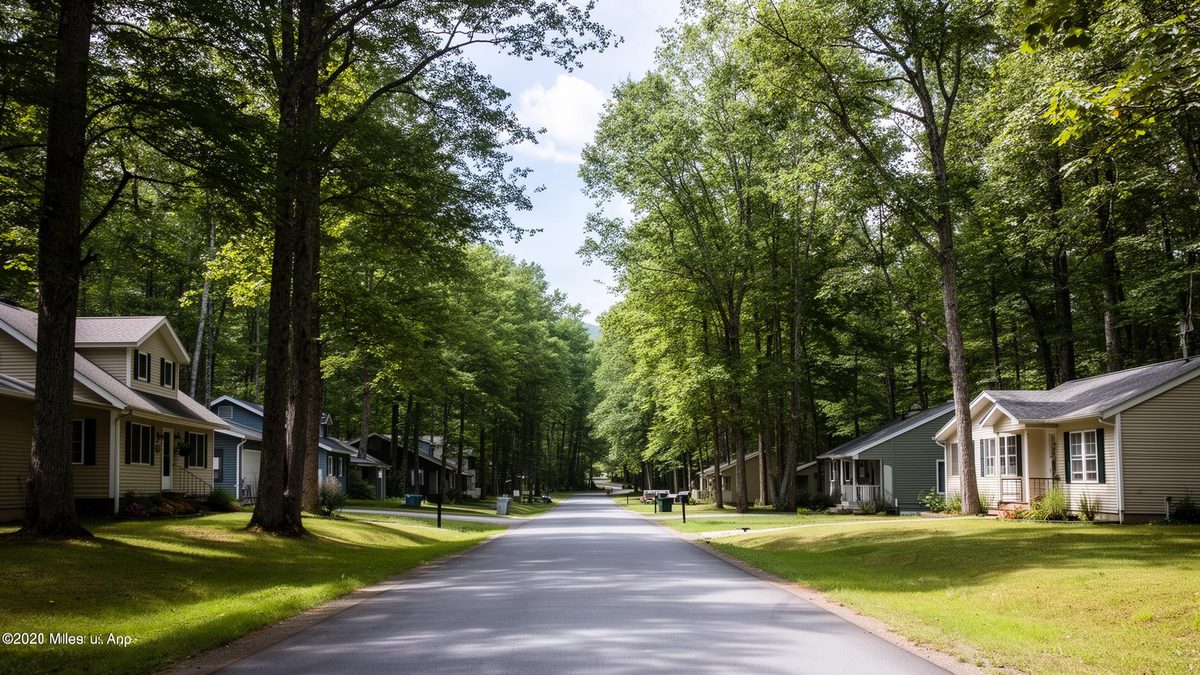 Birches West, a quiet residential neighborhood in Chestnuthill Township, Monroe County, PA