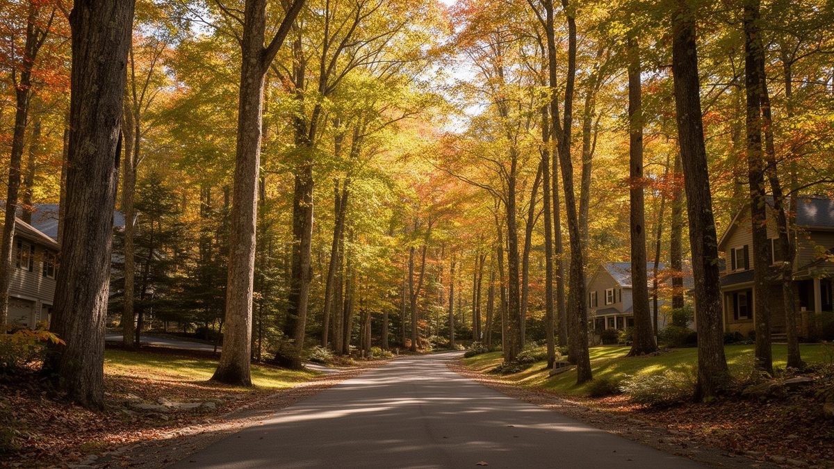 Castle Rock Acres wooded residential community