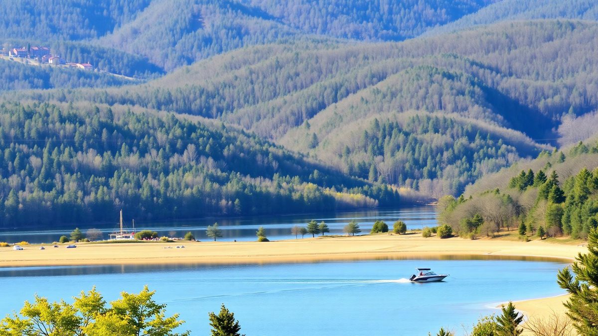Lake Hauto 330-acre motorboat lake in Carbon County