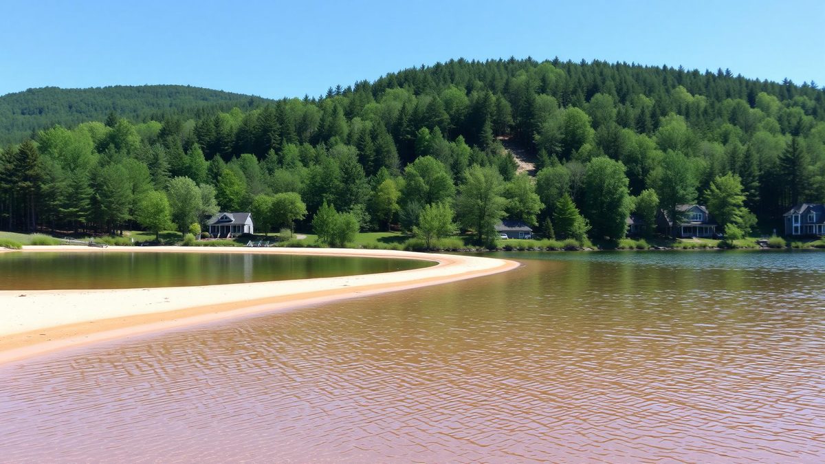 Beltzville Lake Estates, a private residential community with a lake in Carbon County, PA
