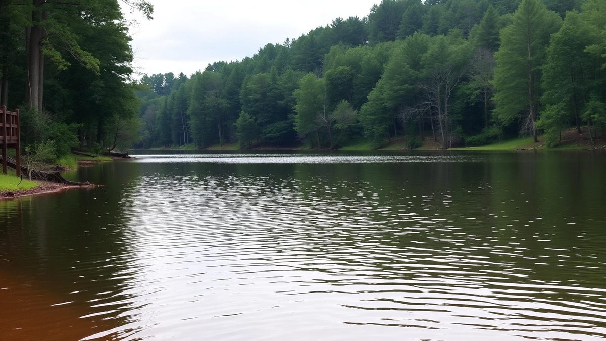 Hickory Hills private community lake