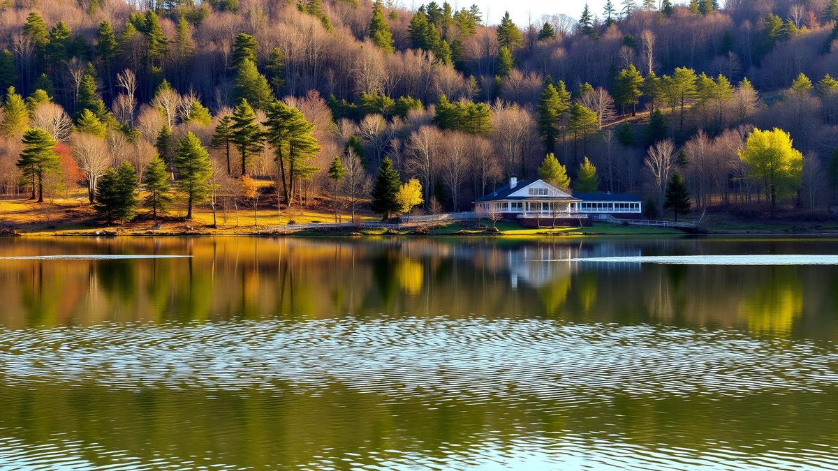 Blue Mountain Lake Estates spring-fed lake