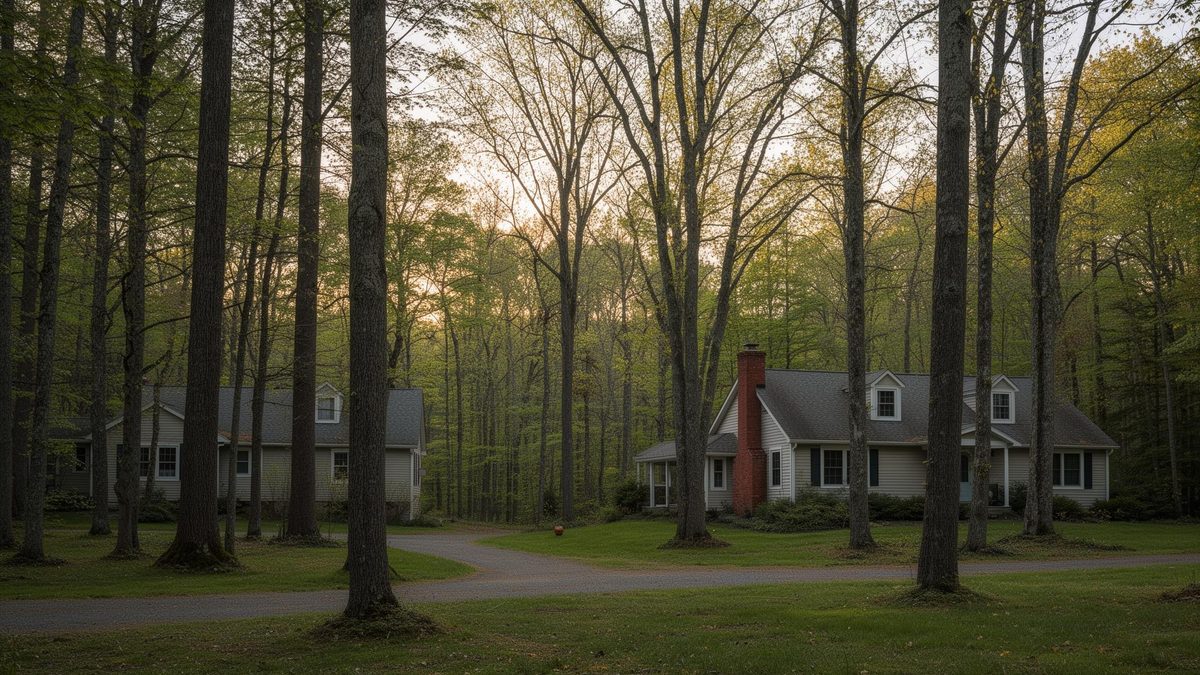 Hallowood Acres wooded residential setting