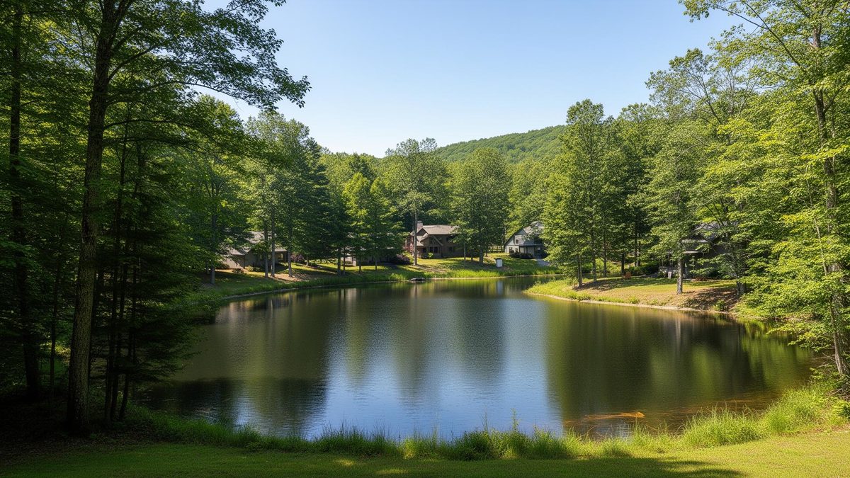 Barton Glen, a private residential community in Bartonsville, Monroe County, PA