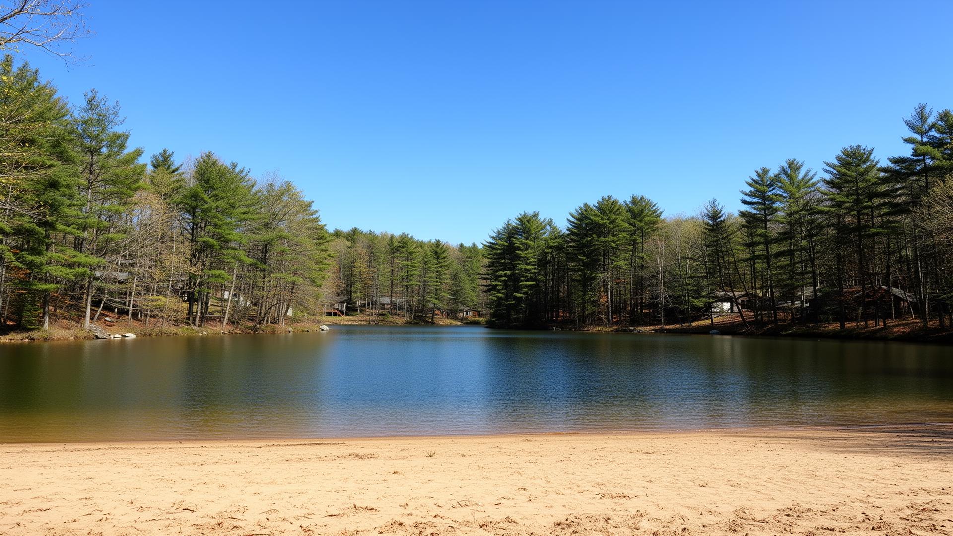 Bear Creek Lakes, a private lake community in Penn Forest Township, Carbon County, PA
