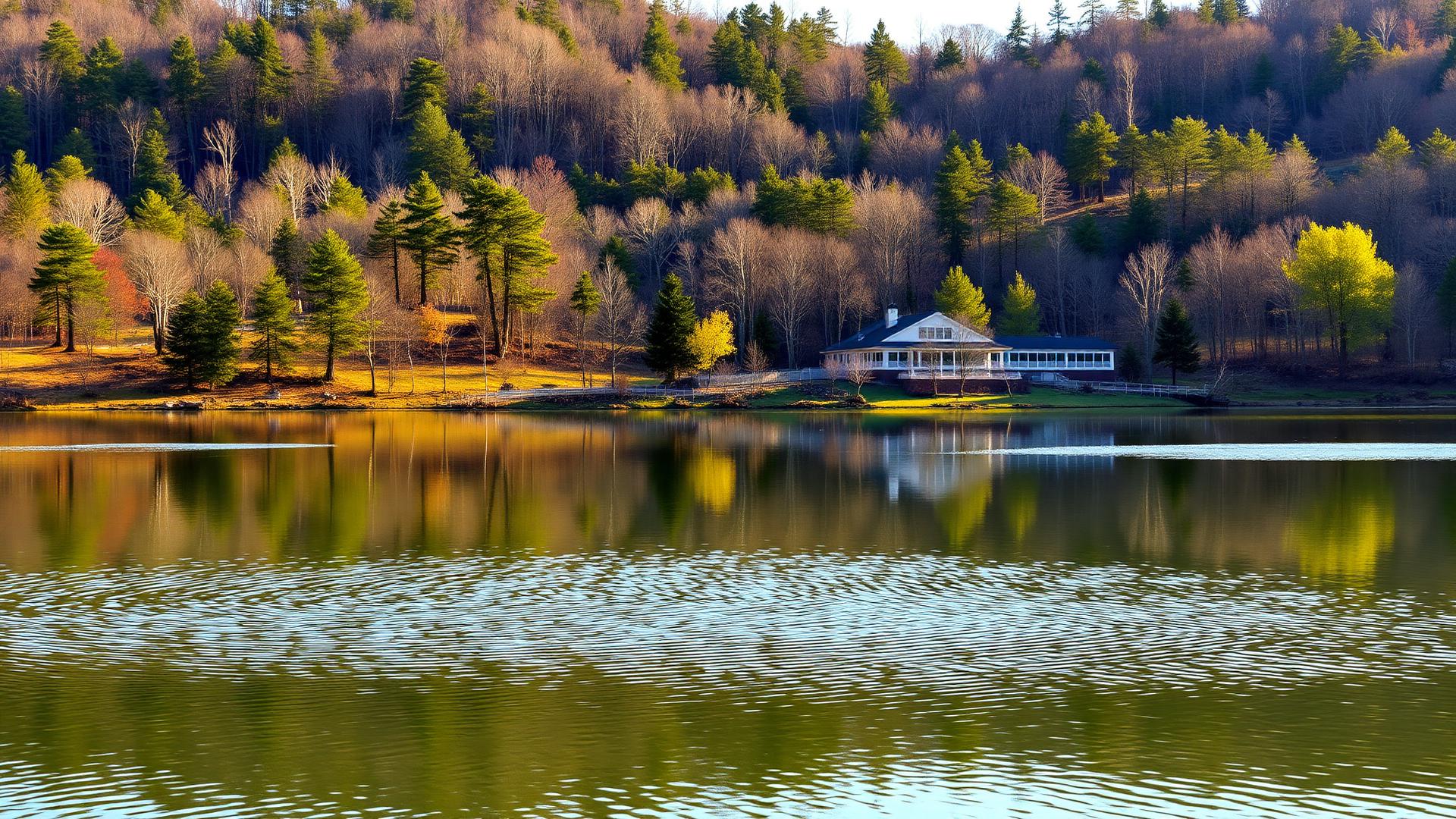 Blue Mountain Lake Estates spring-fed lake