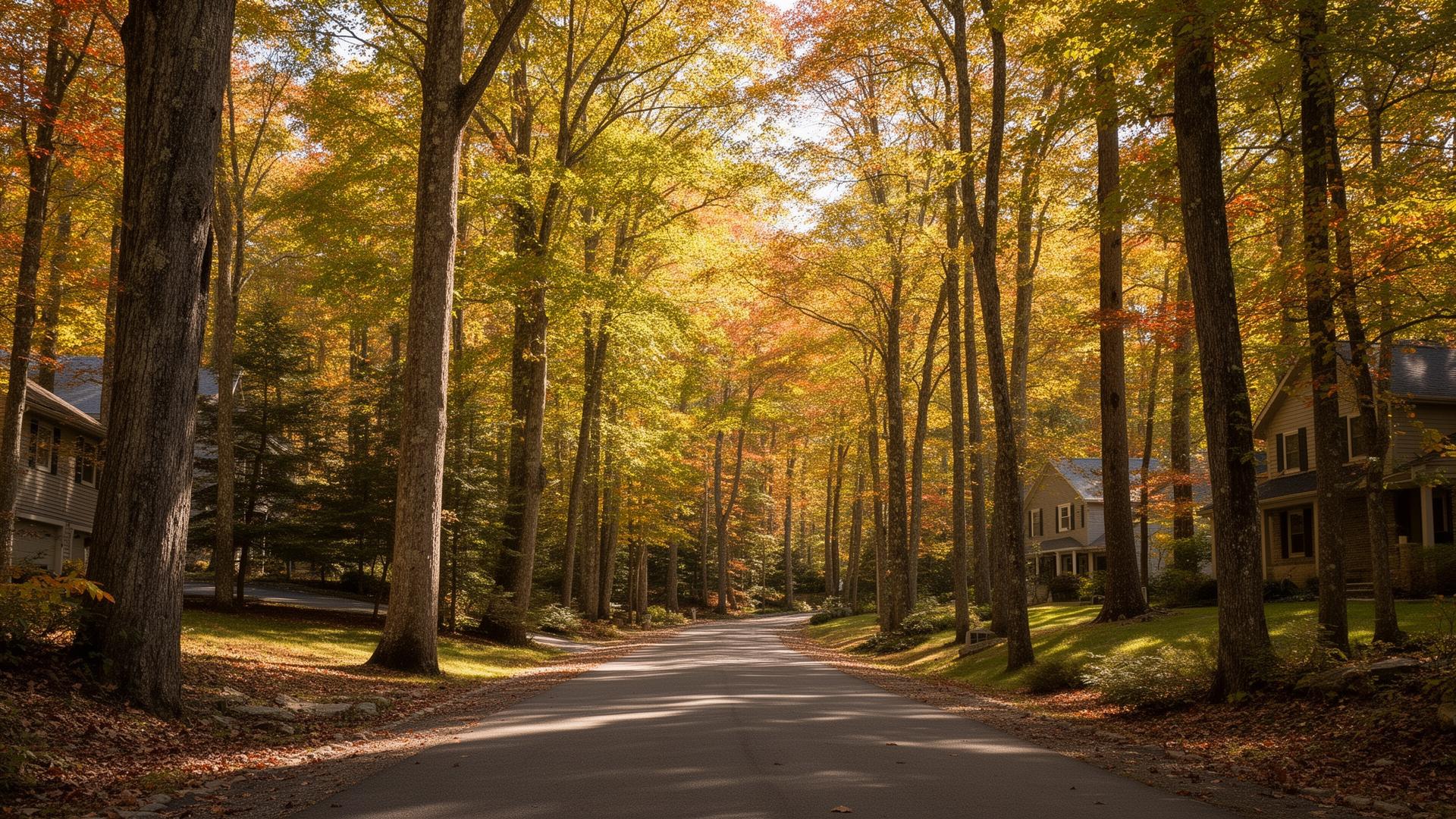 Castle Rock Acres wooded residential community