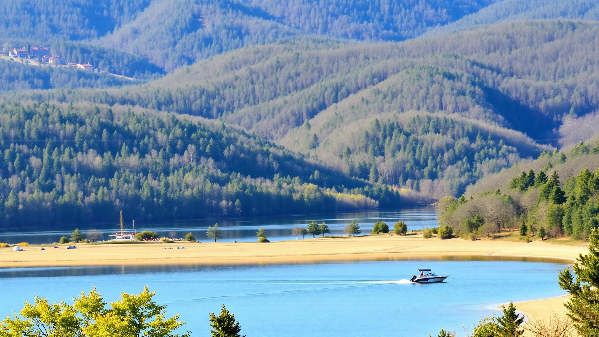 Lake Hauto 330-acre motorboat lake in Carbon County