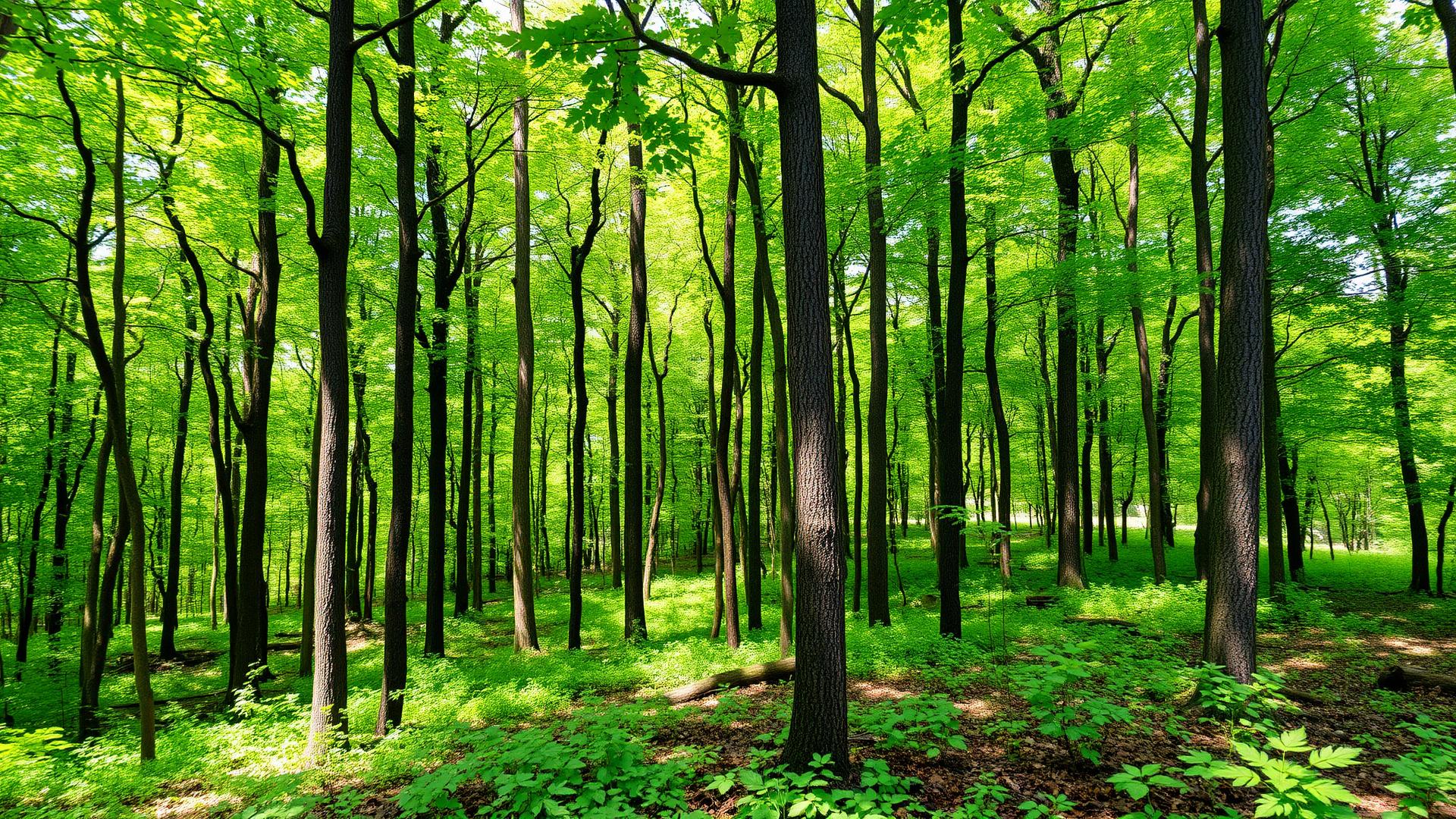 Pocono Forested Acres, a wooded residential community in Middle Smithfield Township, Monroe County, PA